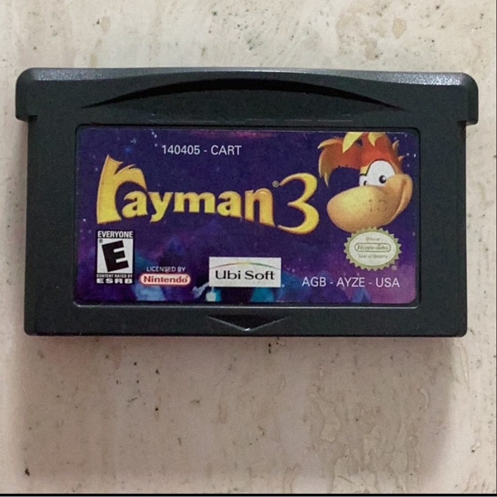 Rayman 3 Gameboy Advance Game Authentic Nintendo GBA Game Boy